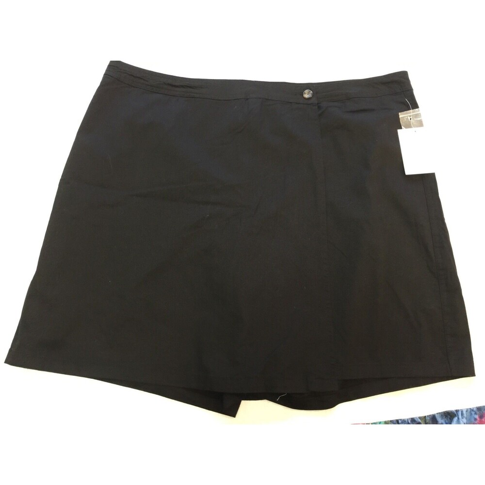NWT LAURA SCOTT WOMENS WRAP SKIRT SKORT WITH BUILT SHORTS SIZE 18